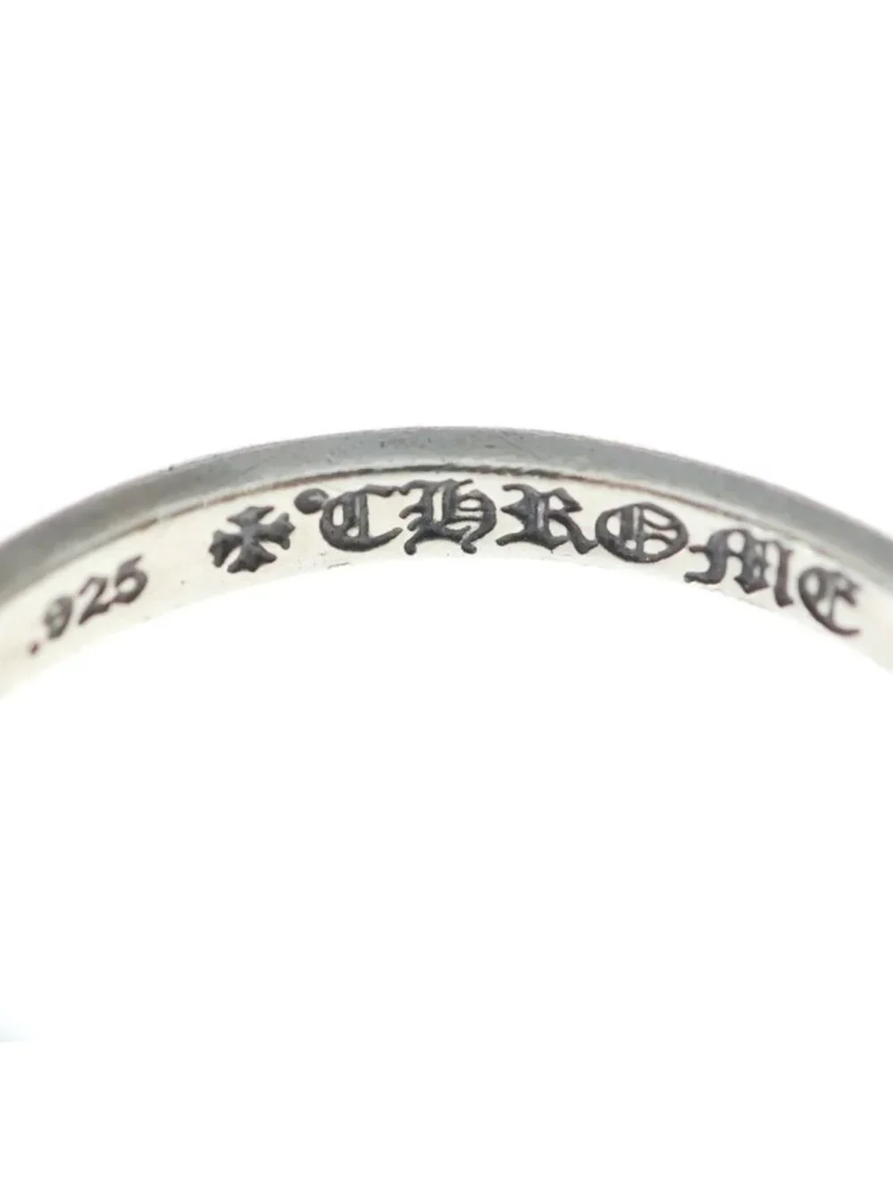 Chrome Hearts Bubblegum CH Pls CH Plus Silver Ring